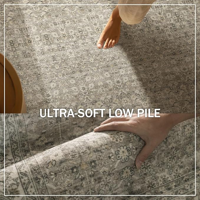 Machine Washable Kitchen Runner Rugs: 2'6"x8' Hallway Rug Stain Resistant Non - Image 5