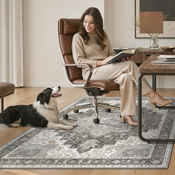 36"x60" Office Chair Mat for Hardwood Tile Floor, Under Desk Carpet Protector - Image 7