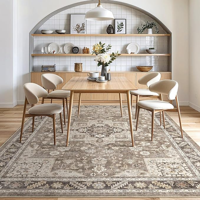 Vintage Living Room Area Rug 6x9 - Image 8