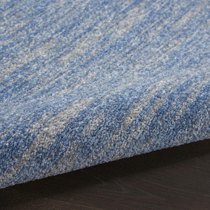 Nourison Home Nourison Essentials Blue Grey 5' x 7' Area Rug - Image 11