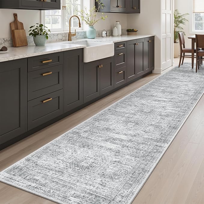 Soalmost Runner Rug 2'6" x 10' Washable Non-Slip Runner Rugs - Image 3