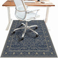 36"x60" Office Chair Mat for Hardwood Tile Floor, Under Desk Carpet Protector by BESBLEE