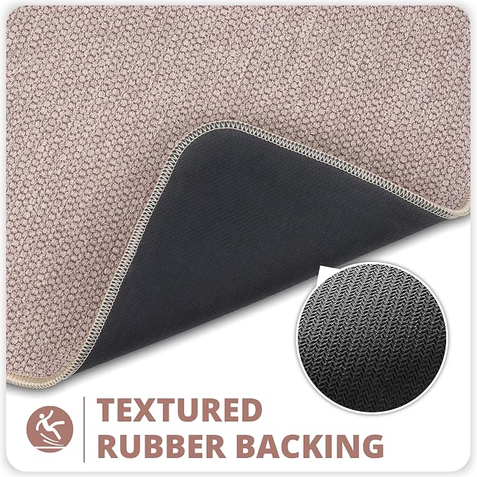 Bosap Bath Mat, Ultra Thin Bathroom Runner Rugs, Large Bath Mats - Image 4