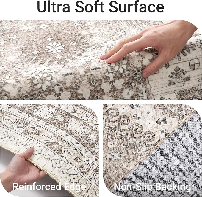 befbee 3x5 Rug, Ultra-Thin Area Rugs - Image 3