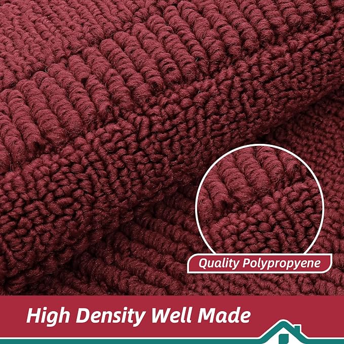 BEQHAUSE 24x36 Inch Kitchen Rug Mat Durable Kitchen Rugs Non-Slip Washable - Image 5