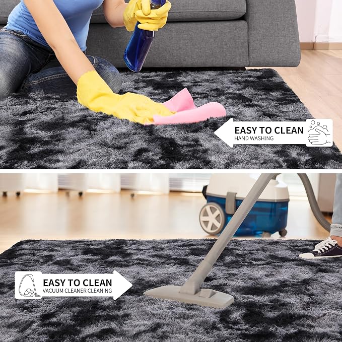 Tepook Fluffy Large Rugs for Living Room, Area Rug 6x9 Carpet for Bedroom - Image 6