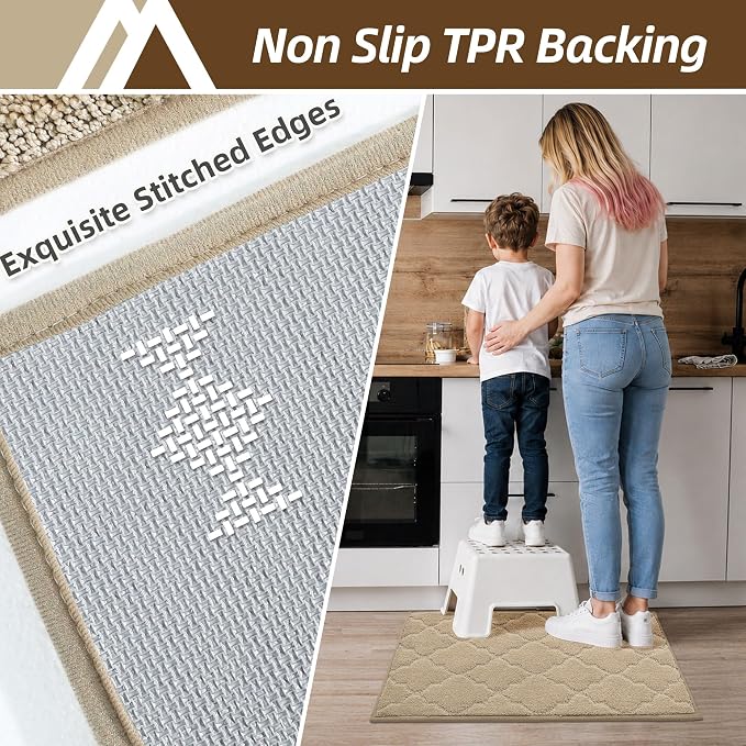 COSY HOMEER Kitchen Rugs 20"x79" Non-Slip Washable Kitchen Mats - Image 5