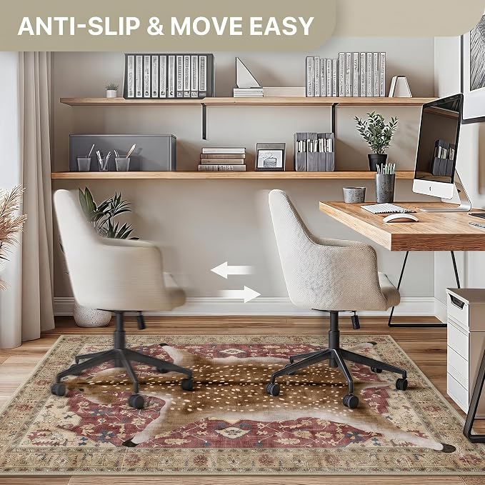 36"x60" Office Chair Mat for Hardwood Tile Floor, Under Desk Carpet Protector - Image 4