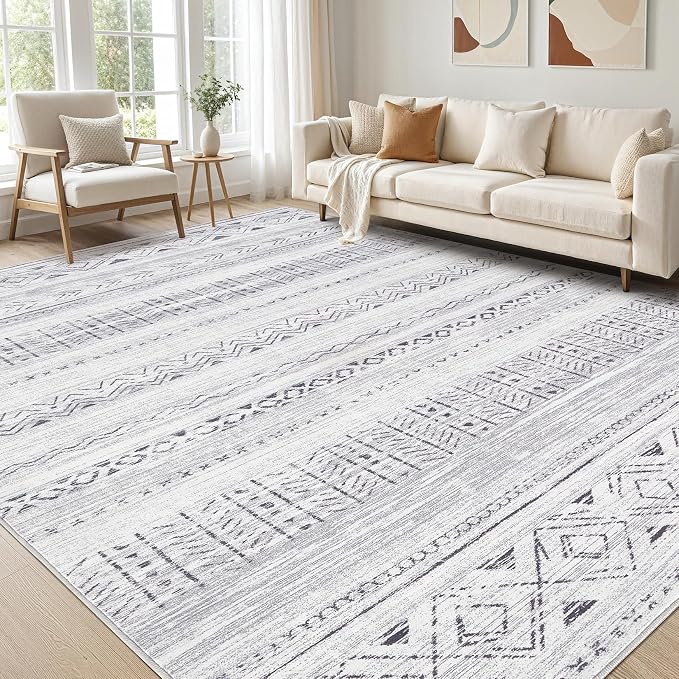 cotiled 6x9 Area Rugs Living Room Rug: Washable Boho Rugs by COTILED