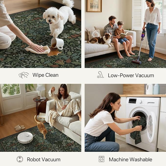 GENIMO 2x3 Washable Rug, Non Slip Front Door Mat - Image 6