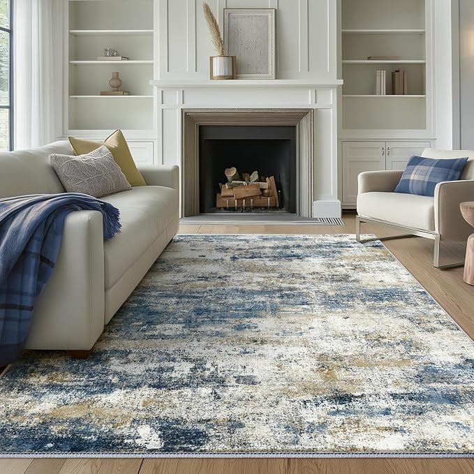 BEIMO Area Rugs 6x9 for Living Room Bedroom, Modern Abstract Machine Washable - Image 3
