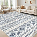 cotiled 7x10 Area Rugs Living Room Rug: Washable Boho Rugs by COTILED
