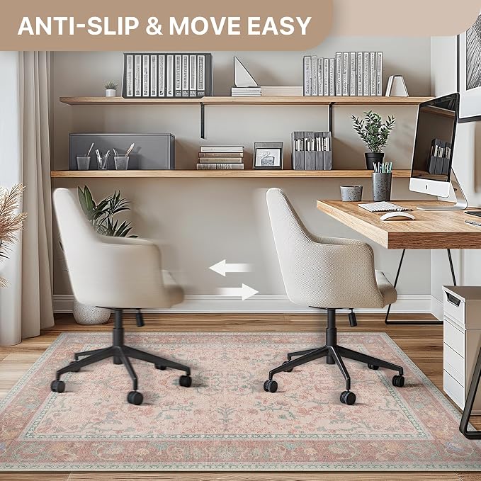 36"x60" Office Chair Mat for Hardwood Tile Floor, Under Desk Carpet Protector - Image 5