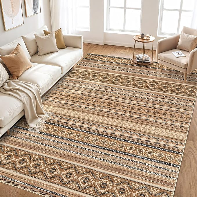 cotiled 8x10 Area Rugs Living Room Rug: Washable Boho Rugs - Image 7