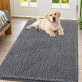 Smiry Dog Door Mat for Muddy Paws 44x32, Absorbent Dirt Trapper, Non-Slip by Smiry