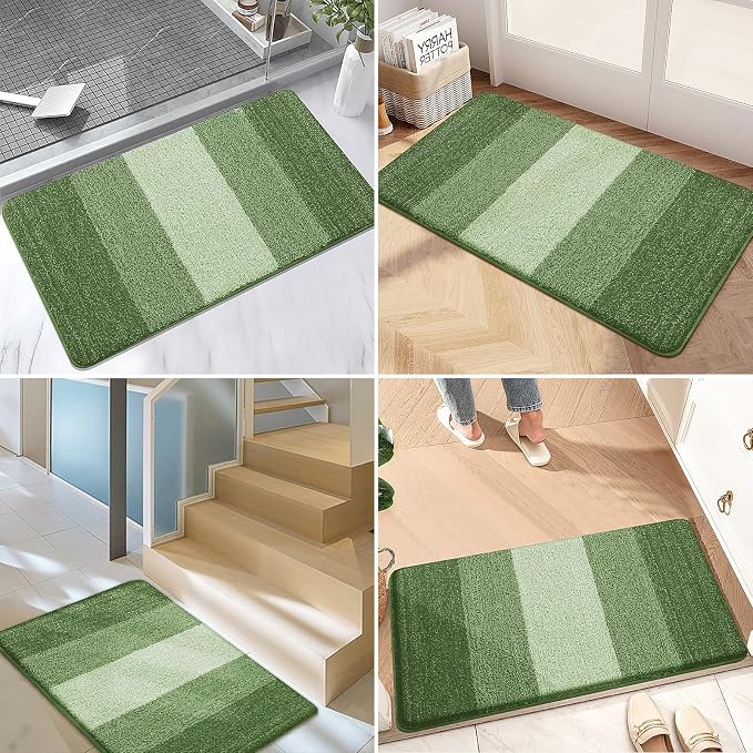 Kitinjoy Indoor Outdoor Door Mat, 40x24 Non-Slip Absorbent Dirt Trapper - Image 6