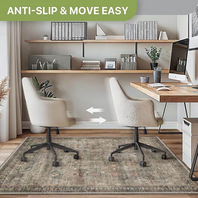48"x72" Office Chair Mat for Hardwood Tile Floor, Under Desk Carpet Protector - Image 4