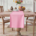 MEANMOY Pink Table Runner 48 Inches Long Waterproof Washable Table Runners | by MEANMOY