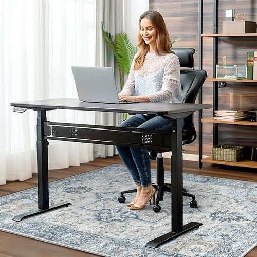 30"x48" Office Chair Mat for Hardwood Tile Floor, Under Desk Carpet Protector - Image 2