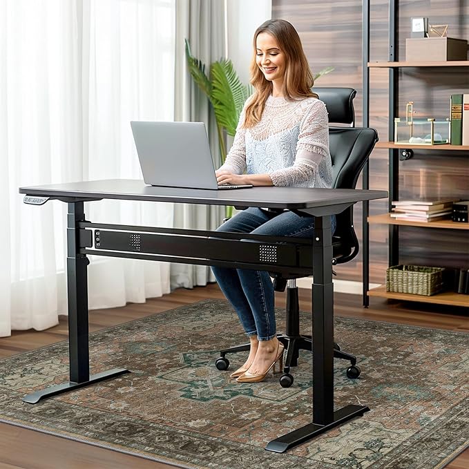 36"x48" Office Chair Mat for Hardwood Tile Floor, Under Desk Carpet Protector - Image 2