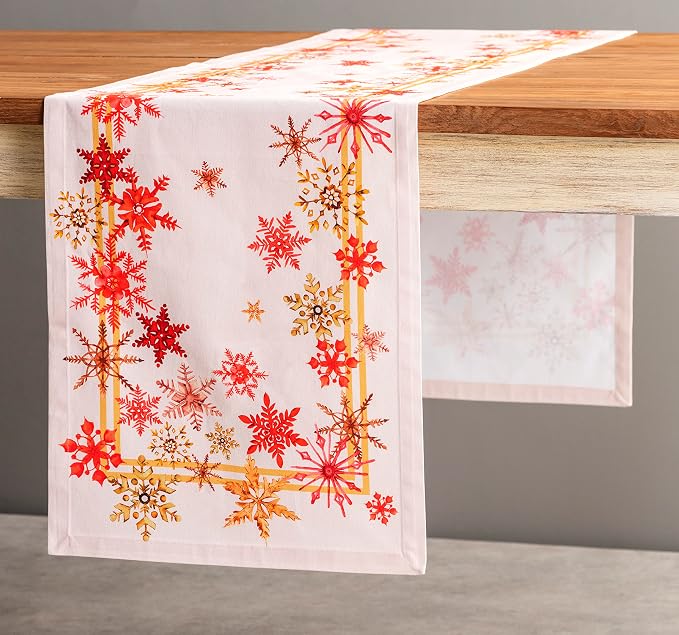 Maison d' Hermine Table Runner 100% Cotton 14.50" x 60" | Table Runners 60 - Image 7