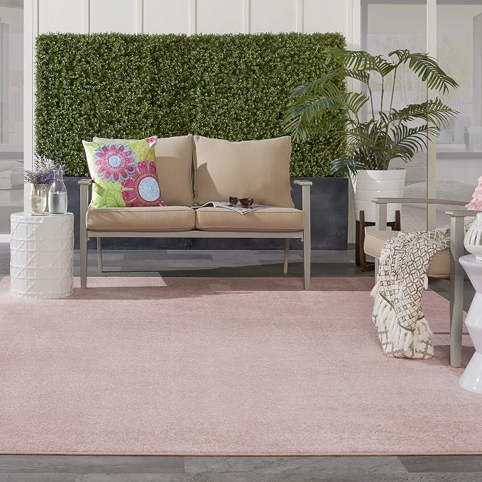 Nourison Home Nourison Essentials Pink 7' x 10' Area Rug - Image 5