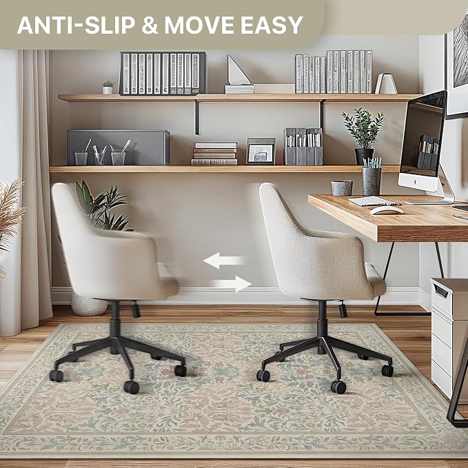 36"x48" Office Chair Mat for Hardwood Tile Floor, Under Desk Carpet Protector - Image 4