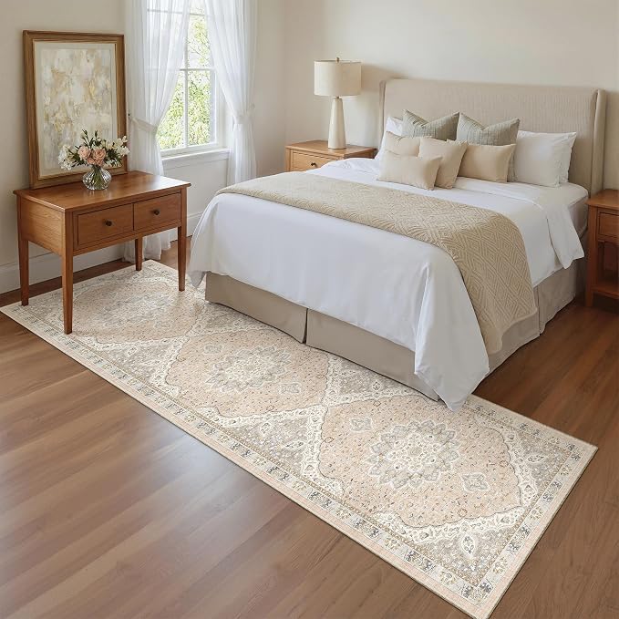 Madane Runner Rug 2x8, Washable Hallway Runner Rugs, Non-Slip Low-Pile Soft - Image 5