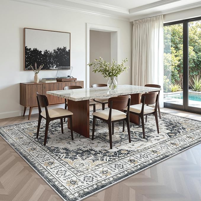 zesthome 5x7 Area Rugs, Machine Washable Rugs - Image 8