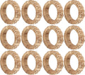 ALPHA Living HOME Decorative Napkin Rings Set of 12 by ALPHALivingHOME