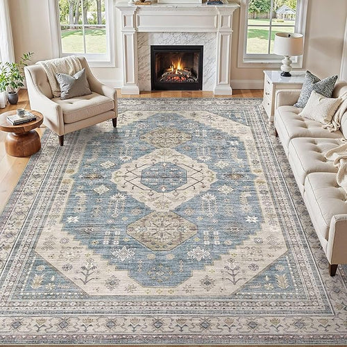 10x12 Washable Area Rug, Large Rugs by JessibouAreaRug