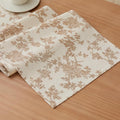 French Pastoral Farmhouse Table Runners, 13x48 Inch Brown | 100% Organic Cotton by Unknown