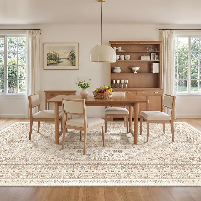 zesthome 9x12 Area Rugs, Stain Resistant Washable Rug, Ultra-Thin Rugs - Image 8
