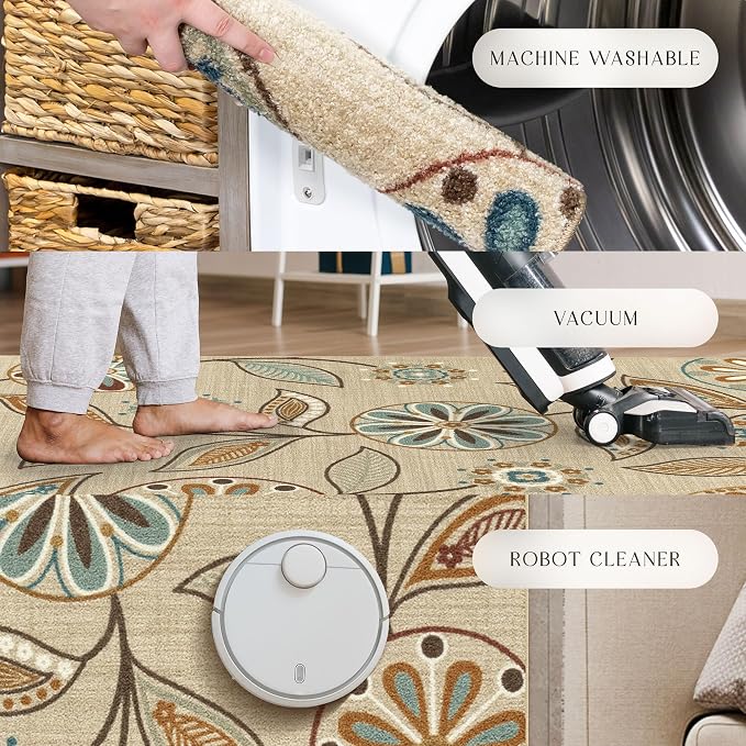 Maples Rugs Reggie Floral Kitchen Rug - Image 8