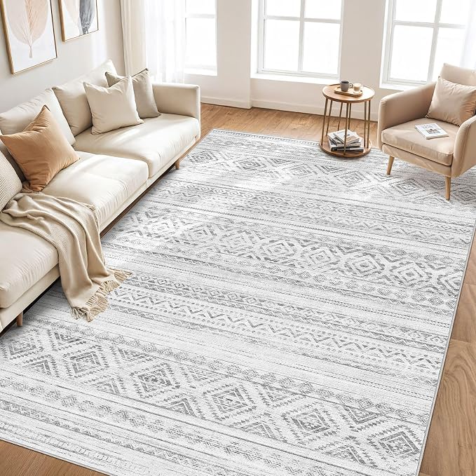cotiled 10x12 Area Rugs Living Room Rug: Washable Boho Rugs - Image 6