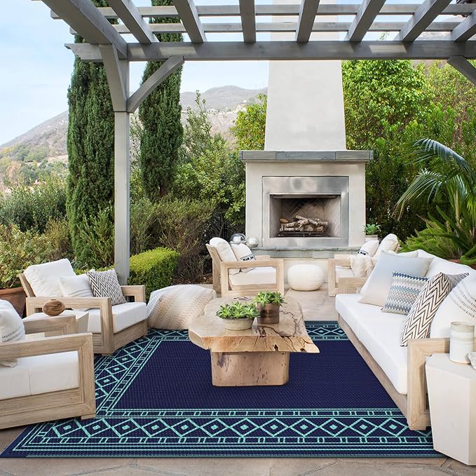 GENIMO Outdoor Rug Waterproof 6'x9' - Image 3