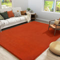 Amearea Large Modern Area Rugs for Bedroom Living Room, 6x9 Feet Orange by AmeareaDirect