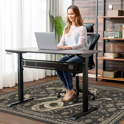 36"x48" Office Chair Mat for Hardwood Tile Floor, Under Desk Carpet Protector - Image 2