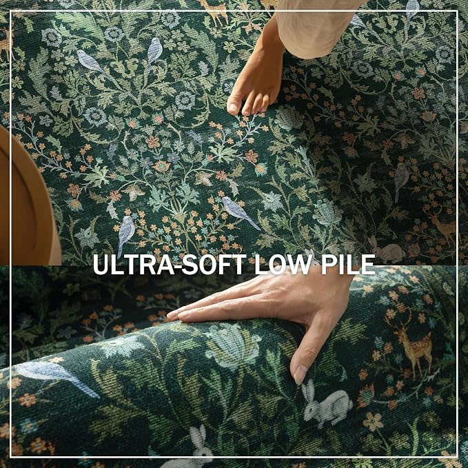 Washable Runners for Hallways Kitchen Rugs: 2'6"x8' Runner Rug Stain Resistant - Image 5