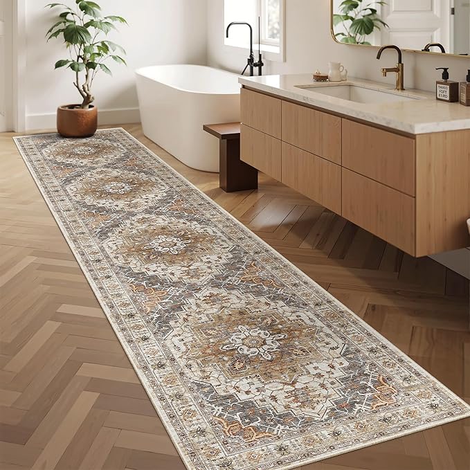 Madane Runner Rugs for Hallway 2x10 Long Washable Non-Slip Hallway Runner Rug - Image 3