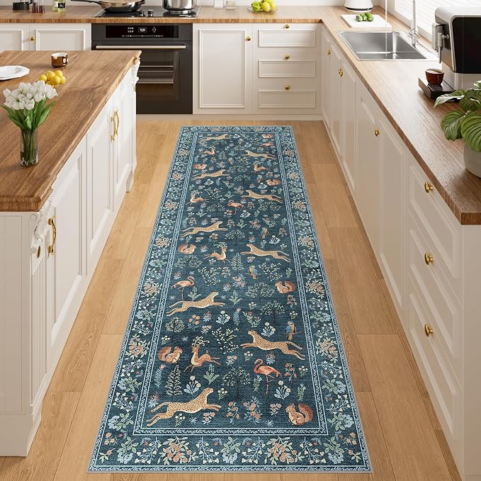 DUKINO 2x10 Rug for Hallway, Washable Kitchen Runner Rug - Image 6