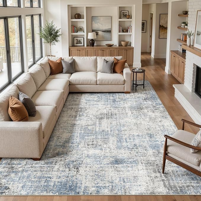 Washable 8x10 Area Rug for Living Room - Image 5