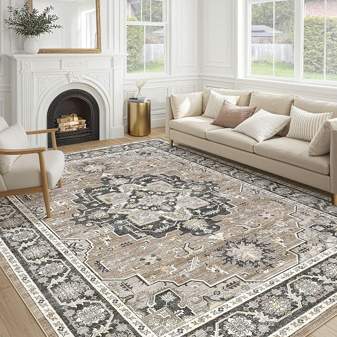 Vintage Living Room Area Rug 10x14 by COTILED