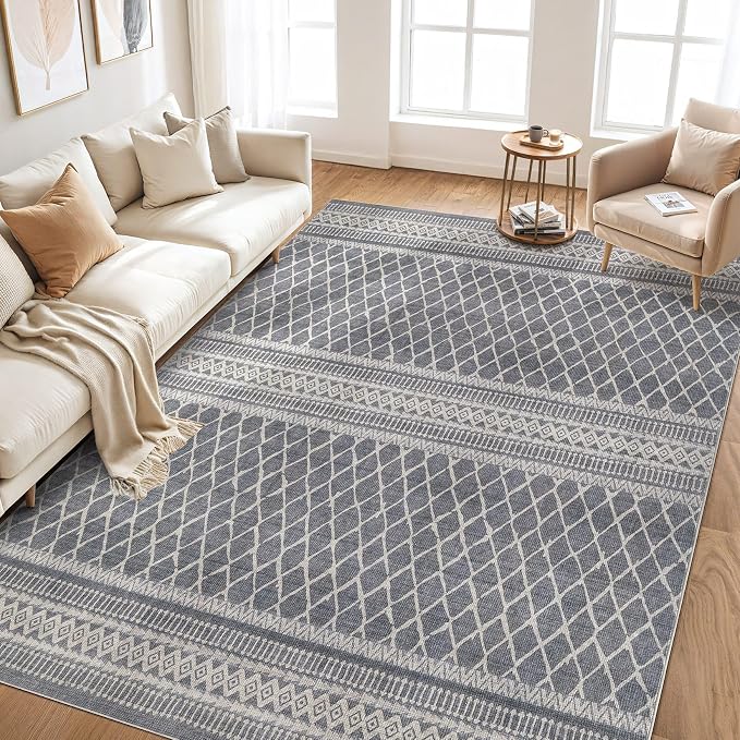 cotiled 5x7 Area Rugs Living Room Rug: Washable Boho Rugs - Image 6