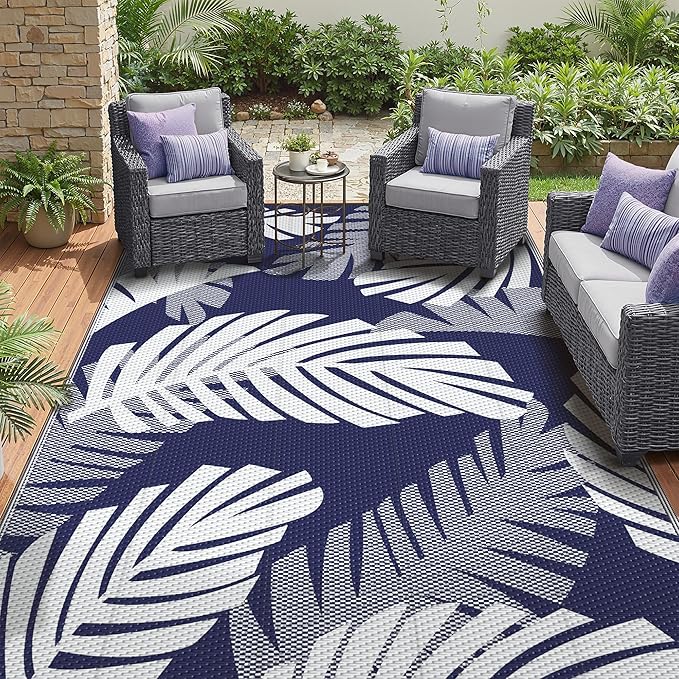 GENIMO Waterproof Outdoor Rug 6' x 9' by GENIMO