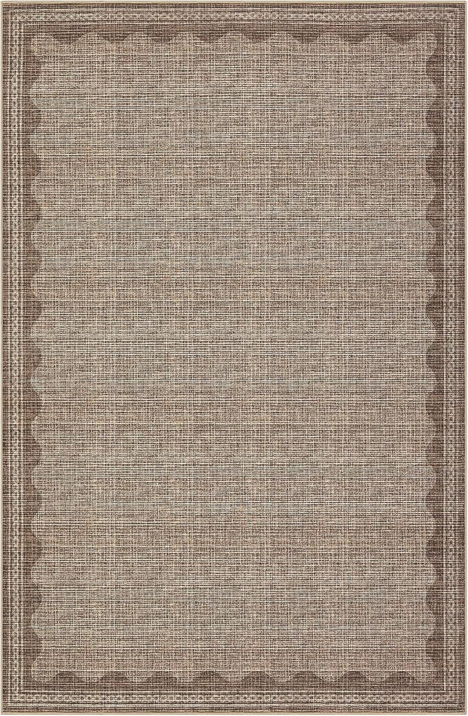 GarveeHome Scalloped Washable Rug 3x5 Non-Slip Low-Pile Indoor Rugs - Image 5