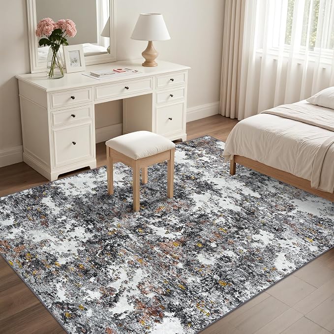 Area Rug Living Room Rugs: 5x7 Washable Rug - Image 5