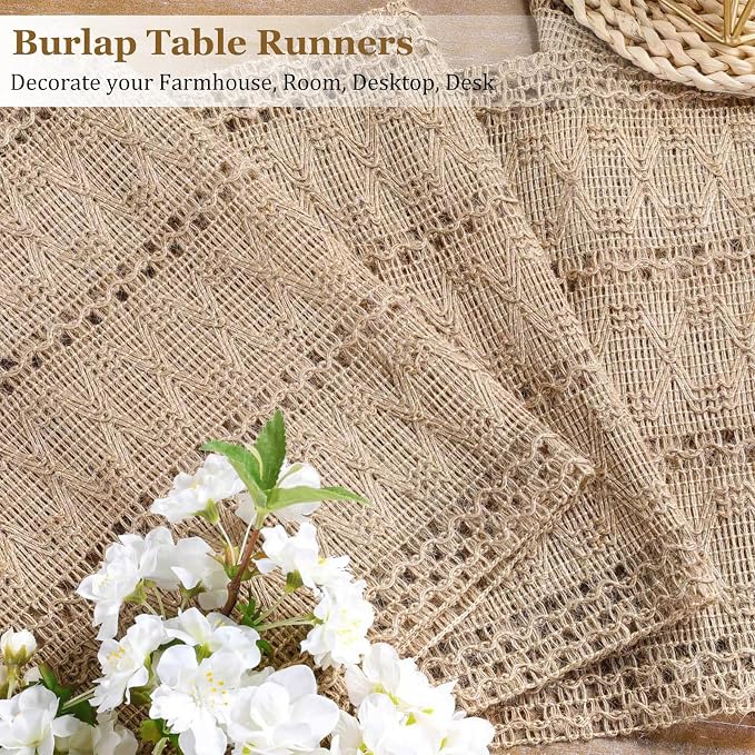 Boho Table Runner for Spring Home Decor 60 Inches Long, Modern Farmhouse Decor - Image 2