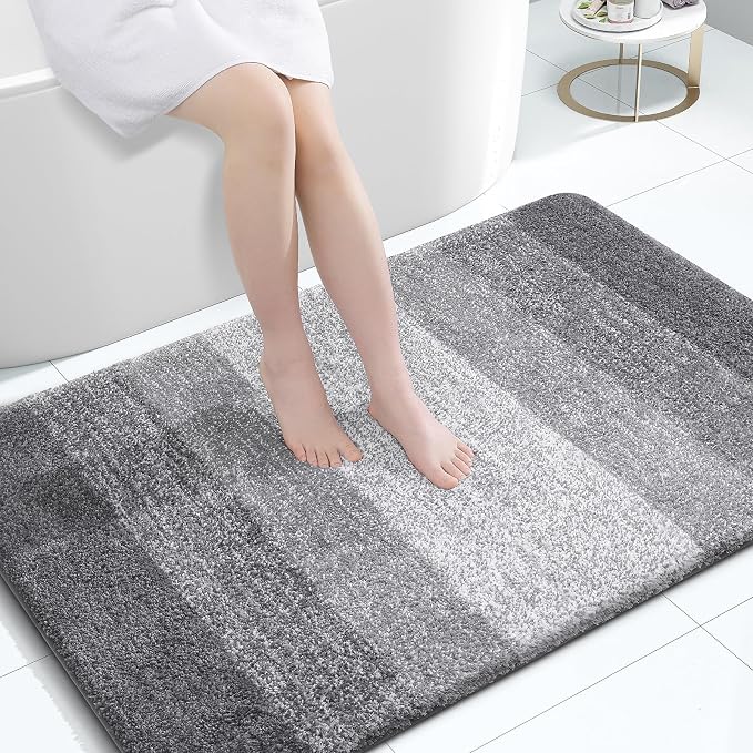 OLANLY Large Bathroom Rugs Mat 44x32, Extra Soft Absorbent Microfiber Bath Rugs by OLANLY