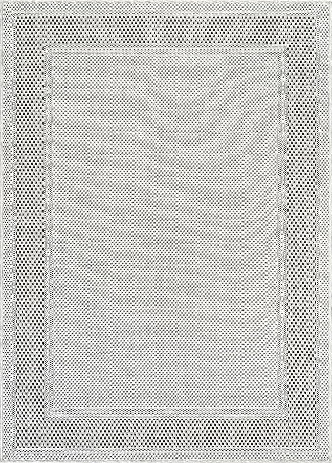 CAMILSON Easy Jute Rug 10x14, Indoor Outdoor Off-White Color Fiber Area Rugs - Image 2